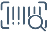 Automatic label creation and easy access with barcode scanning.